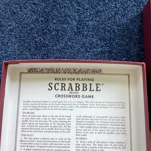 Vintage Scrabble Game -- 1976 -- Selchow and Richter - Picture 6 of 10